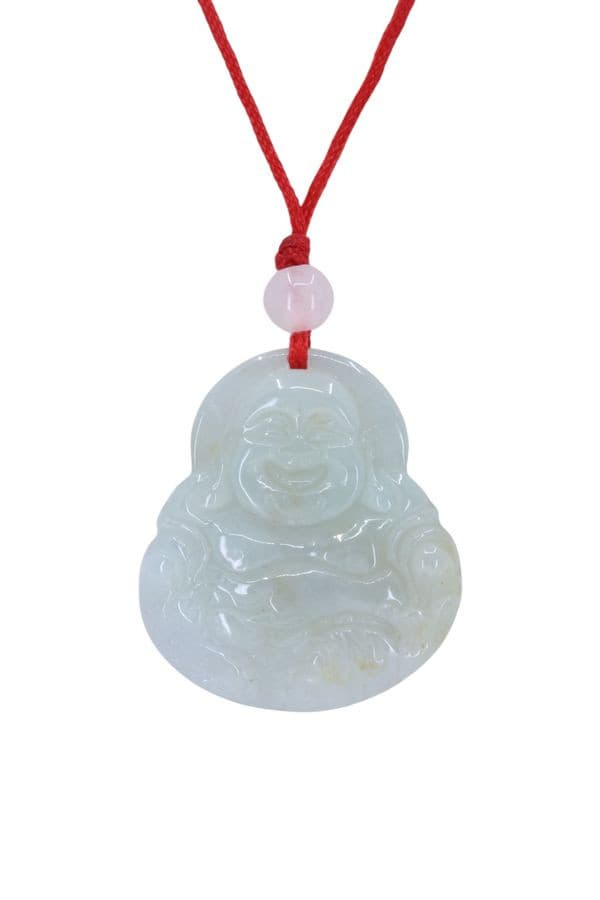 COLLIER BOUDDHA EN JADE — vue 3