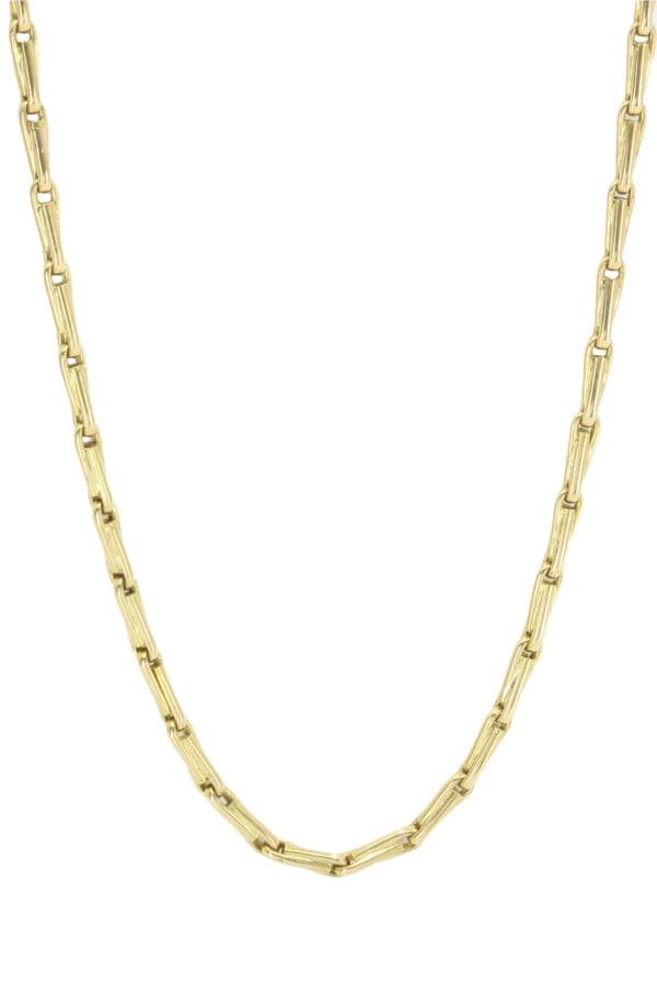 COLLIER MAILLE BATON FANTAISIE — vue 1