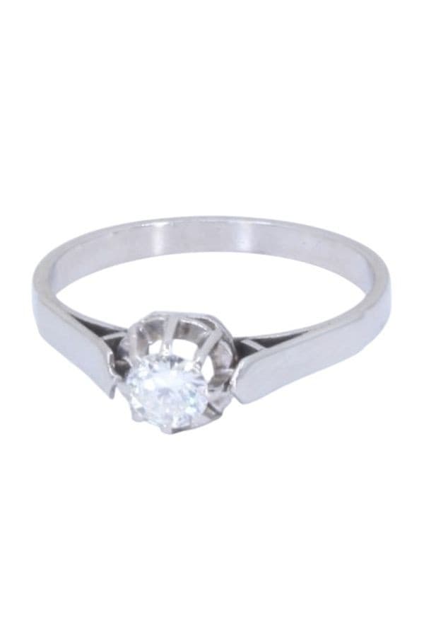 SOLITAIRE ANCIEN DIAMANT 0.28 CARAT — vue 6