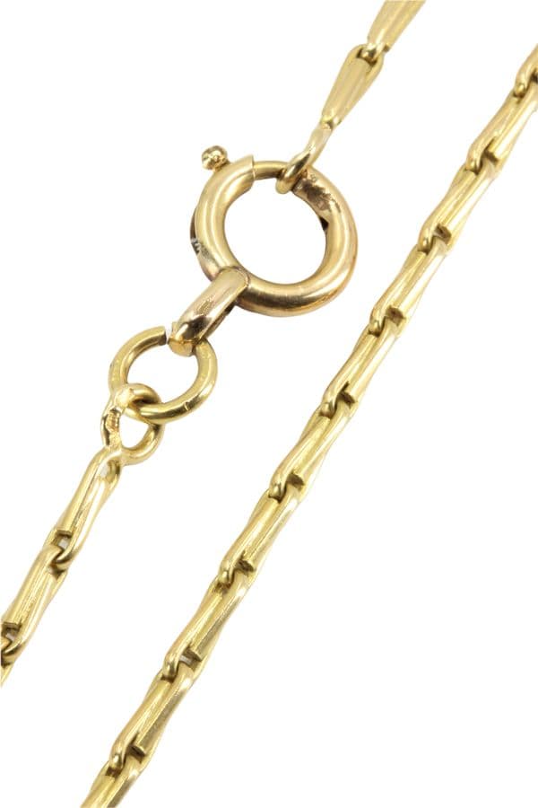 COLLIER MAILLE BATON FANTAISIE — vue 2