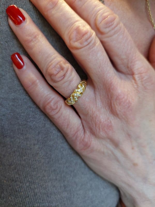 BAGUE CHAUMET DIAMANTS — vue 2