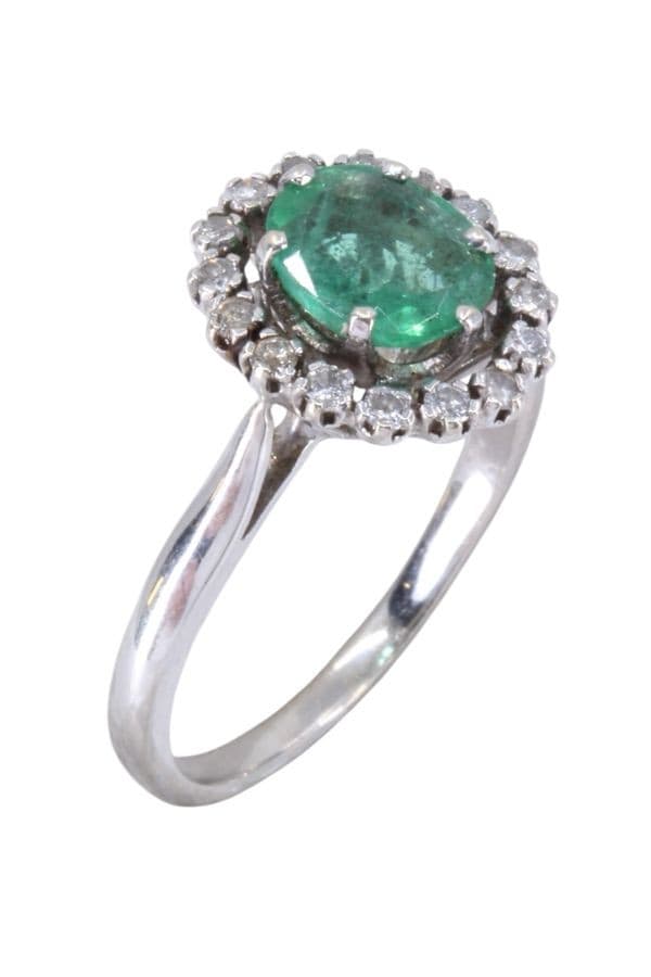 BAGUE MARGUERITE ÉMERAUDE — vue 3