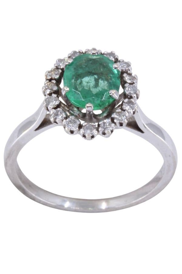 BAGUE MARGUERITE ÉMERAUDE — vue 1