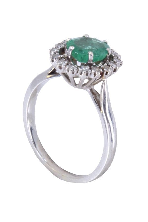 BAGUE MARGUERITE ÉMERAUDE — vue 4