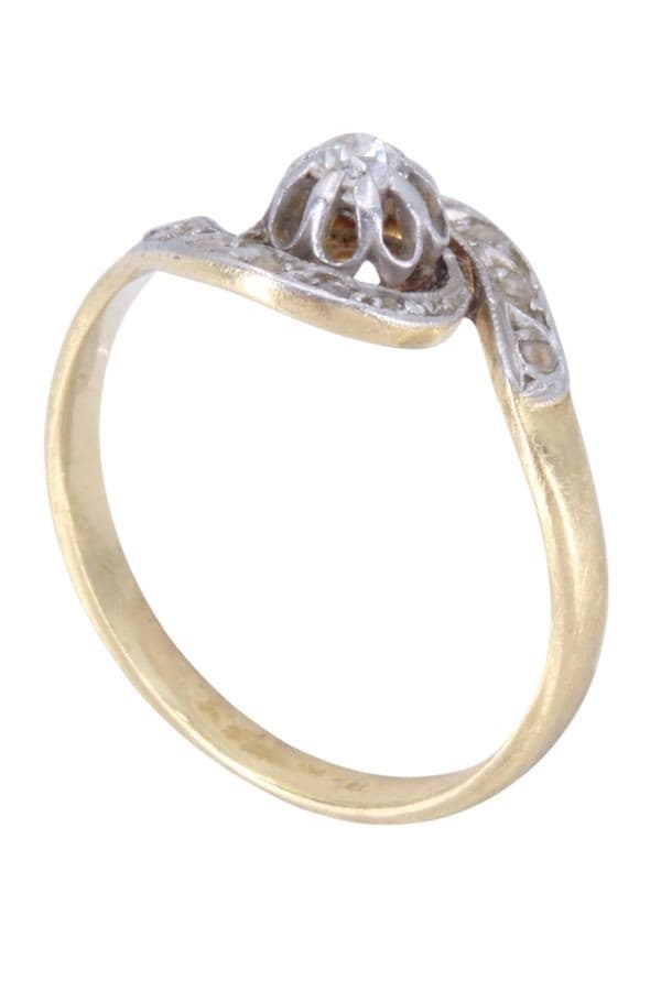 BAGUE TOURBILLON  ART-NOUVEAU — vue 5