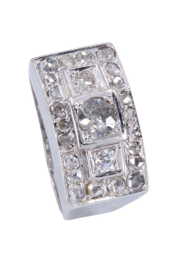 BAGUE TANK DIAMANTS — vue 5