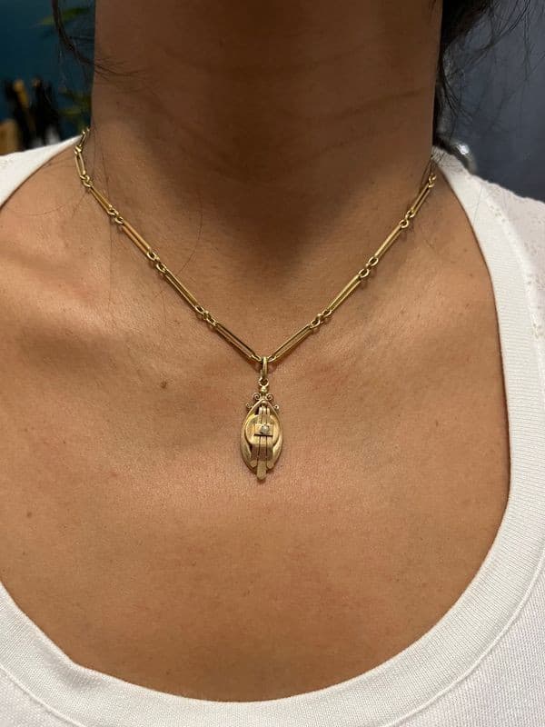 PENDENTIF PERLE NAPOLÉON III — vue 2