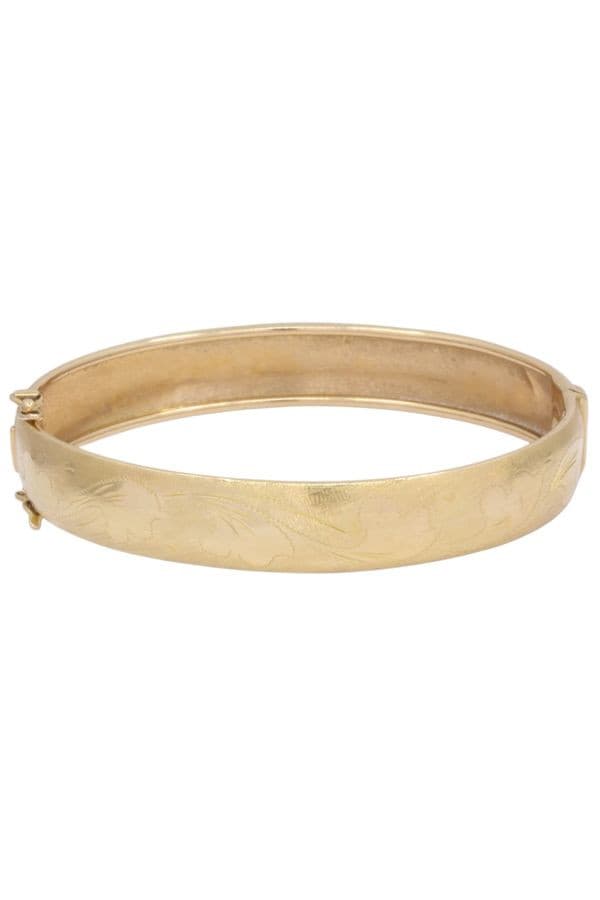 BRACELET JONC OUVRANT ANCIEN — vue 1