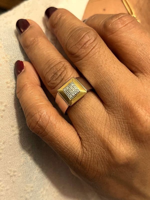 CHEVALIÈRE 2 ORS DIAMANTS — vue 2