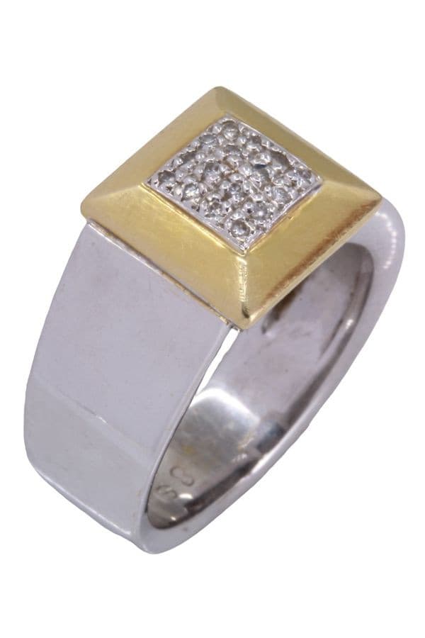 CHEVALIÈRE 2 ORS DIAMANTS — vue 3