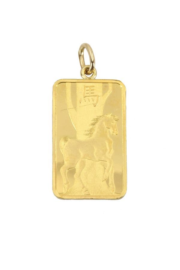 PENDENTIF LINGOTIN 5 GRAMMES — vue 2