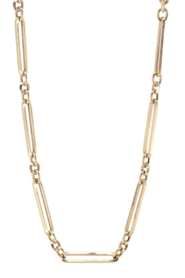 COLLIER ANCIEN MAILLE ALTERNÉE — vue 1