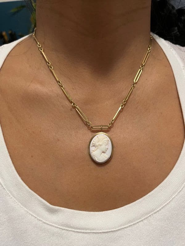 BROCHE-PENDENTIF CAMÉE — vue 2