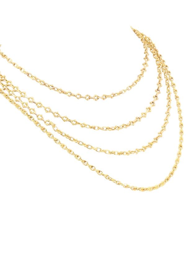 COLLIER ANCIEN 4 RANGS — vue 2