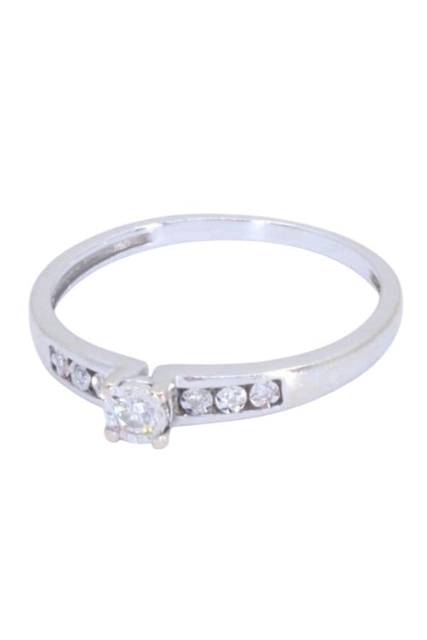 BAGUE SOLITAIRE DIAMANTS — vue 6