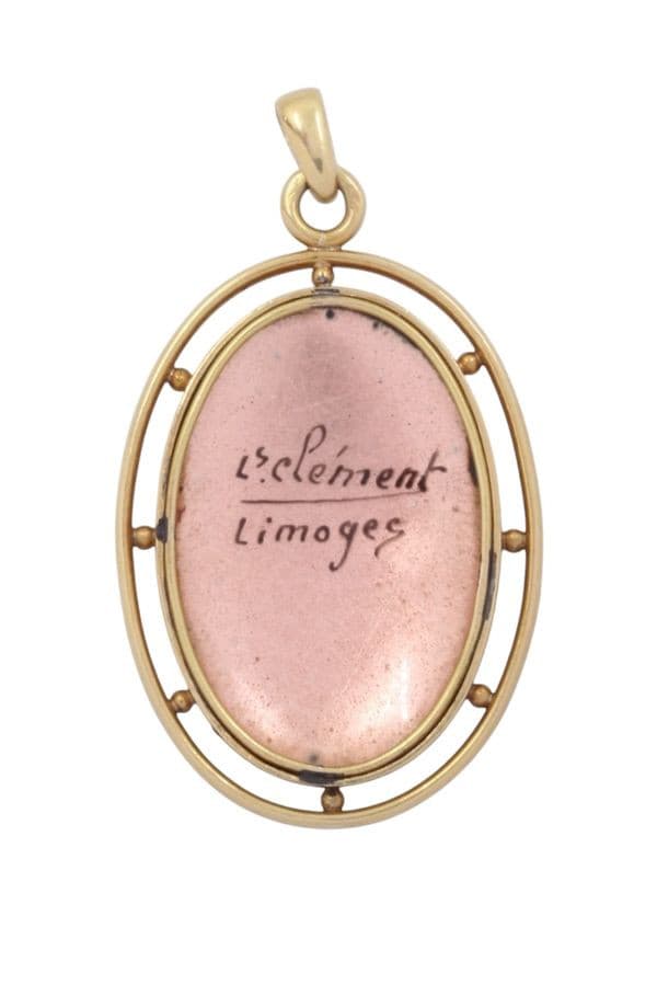 PENDENTIF ÉMAIL DE LIMOGES — vue 3