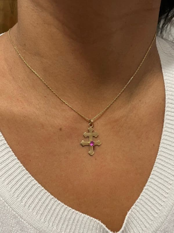 CROIX DE LORRAINE RUBIS — vue 2