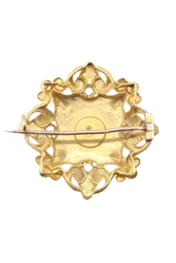 BROCHE PERLES FINES NAPOLÉON III — vue 3