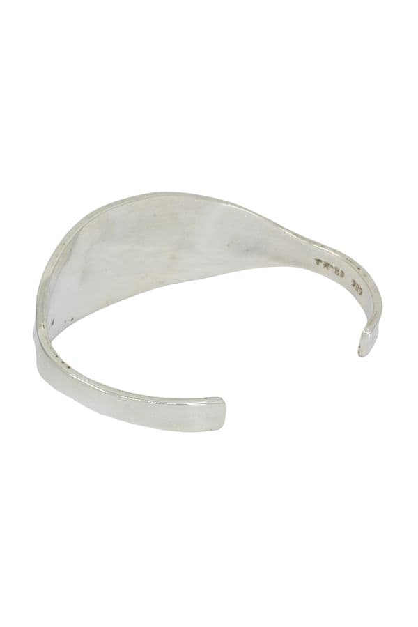 BRACELET RIGIDE OUVERT ARGENT — vue 2