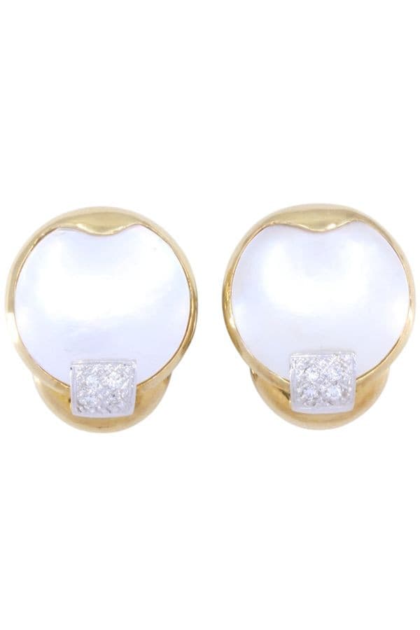 BOUCLES D'OREILLES NACRE