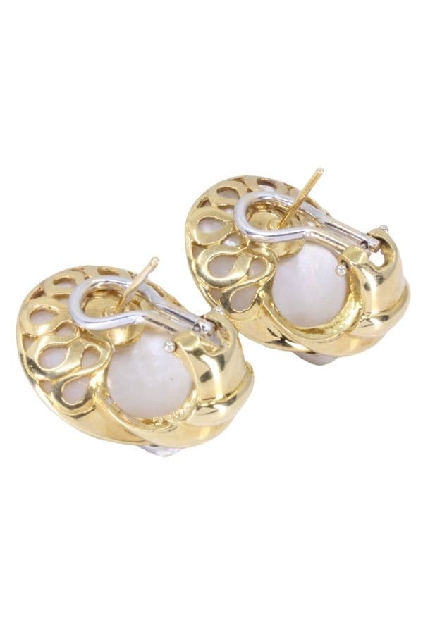 BOUCLES D'OREILLES NACRE — vue 4