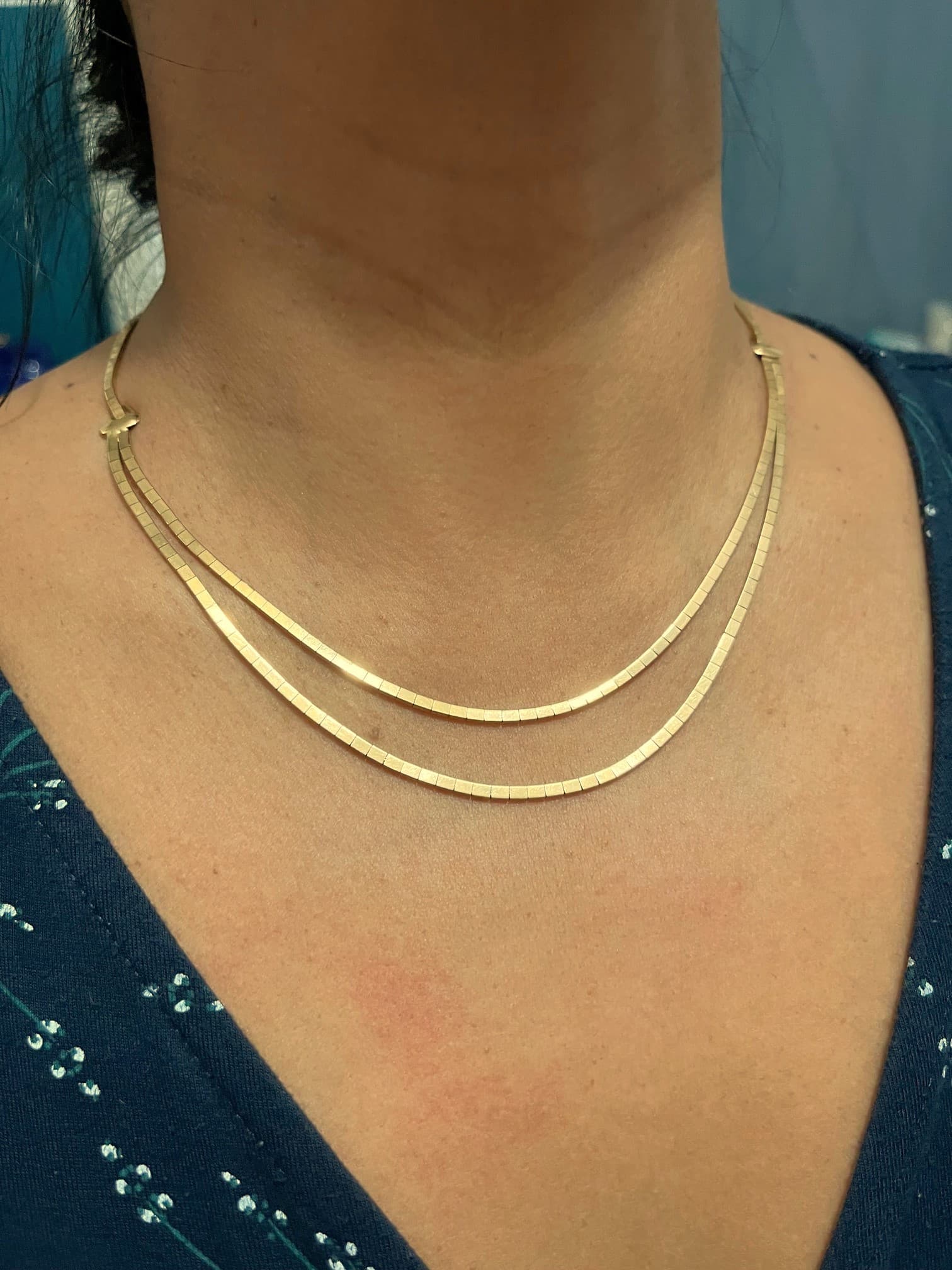COLLIER 2 RANGS — vue 2
