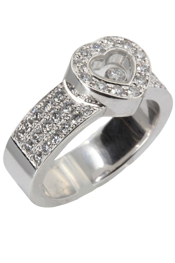 BAGUE CHOPARD "HAPPY DIAMONDS" — vue 3