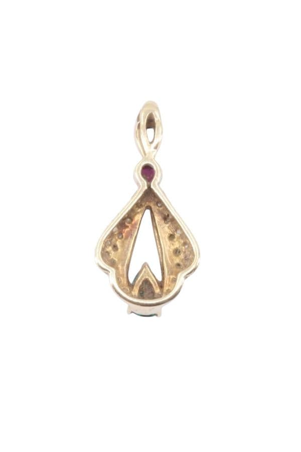 PENDENTIF DIAMANTS — vue 3