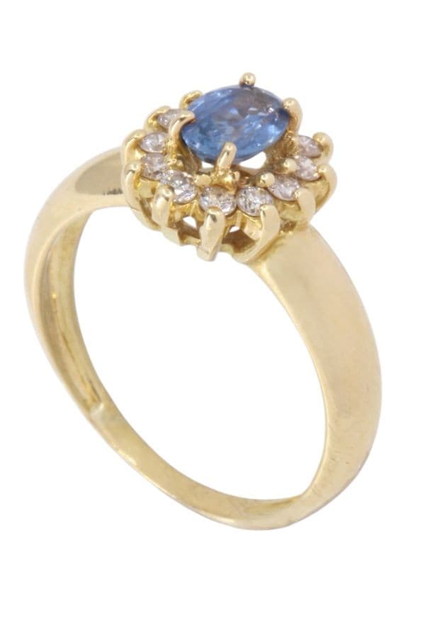 BAGUE MARGUERITE SAPHIR — vue 4