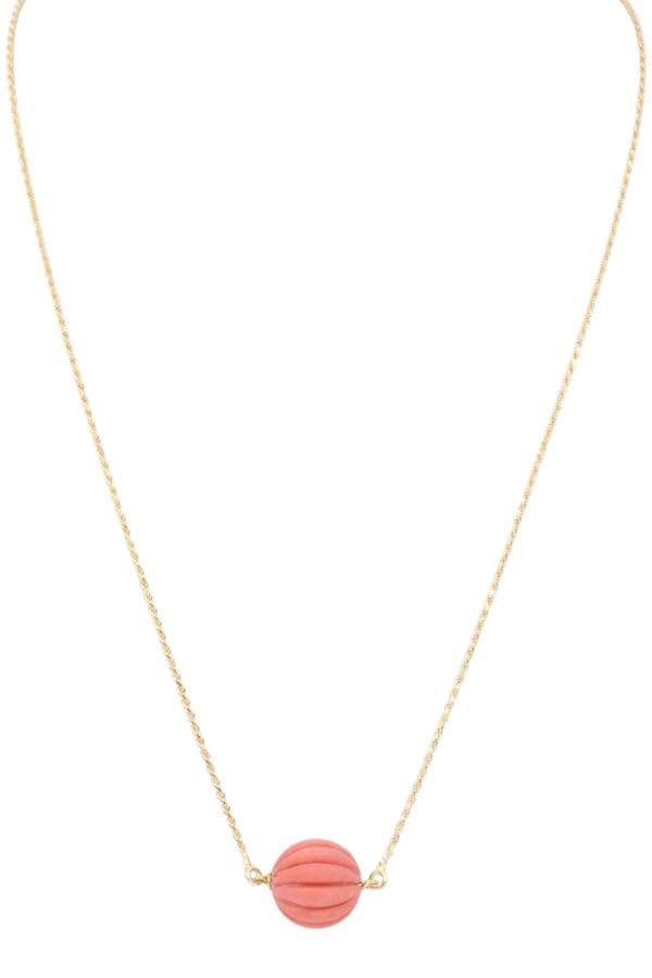COLLIER MODERNE CORAIL — vue 1