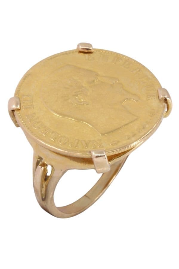 BAGUE 10 FRANCS NAPOLÉON III — vue 3