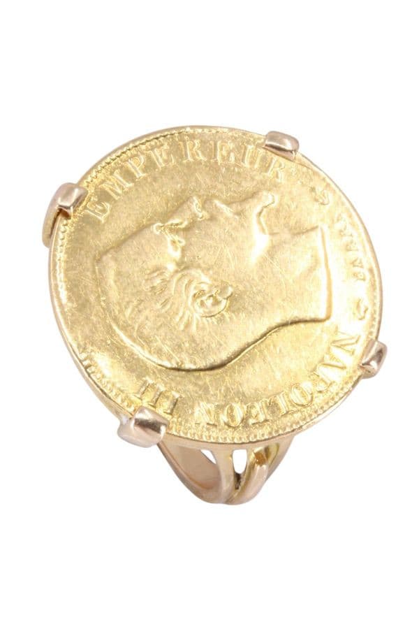 BAGUE 10 FRANCS NAPOLÉON III — vue 5