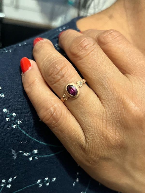 BAGUE TOURMALINE NAPOLÉON III — vue 2