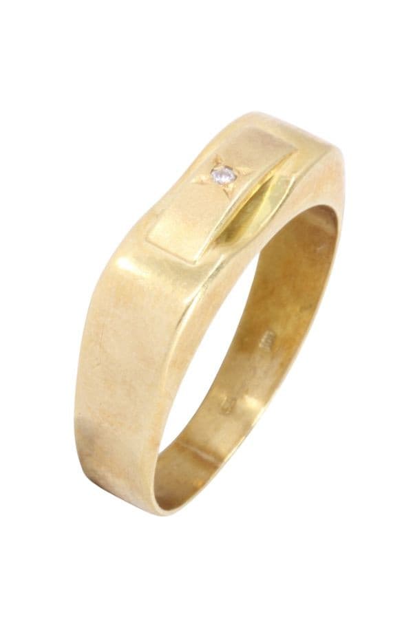 SOLITAIRE MODERNE DIAMANT — vue 3