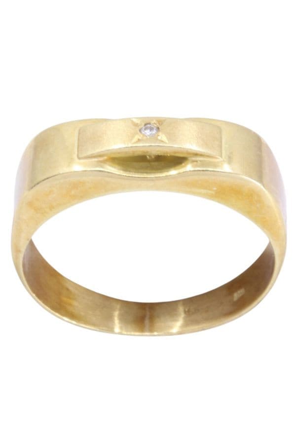 SOLITAIRE MODERNE DIAMANT — vue 1
