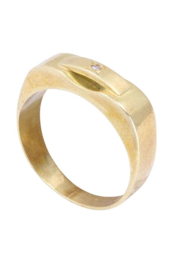 SOLITAIRE MODERNE DIAMANT — vue 4