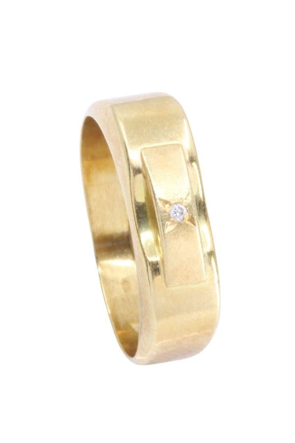 SOLITAIRE MODERNE DIAMANT — vue 5