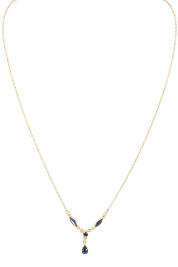 COLLIER SAPHIRS MODERNE — vue 1