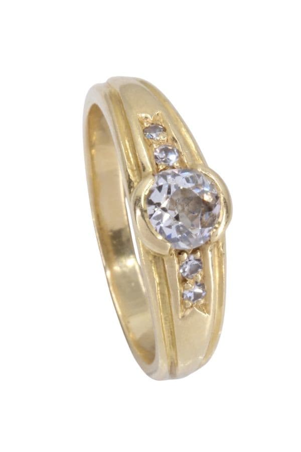 BAGUE DIAMANTS MODERNE — vue 4