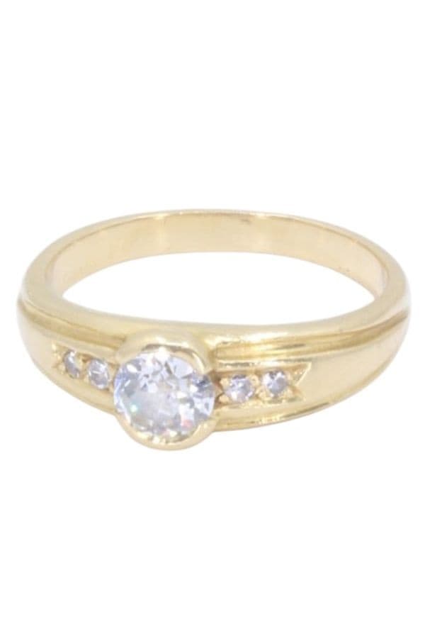 BAGUE DIAMANTS MODERNE — vue 5