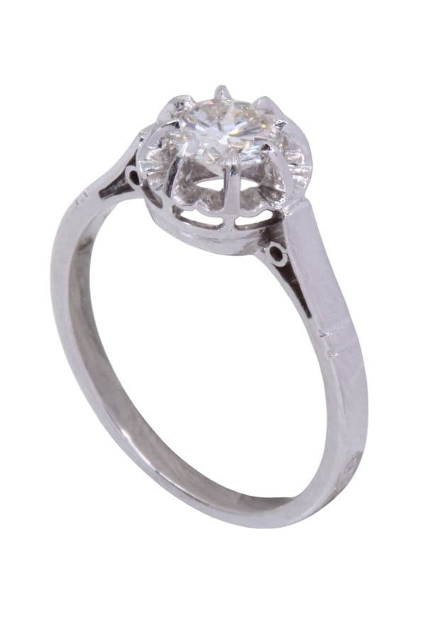 SOLITAIRE ANCIEN DIAMANT — vue 4