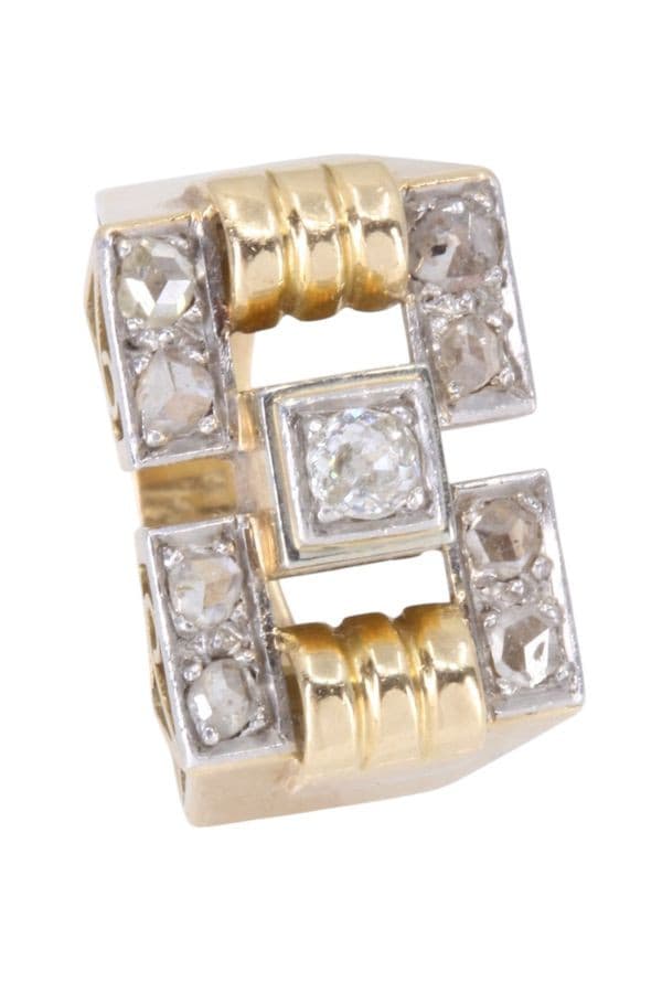 BAGUE TANK DIAMANTS — vue 5
