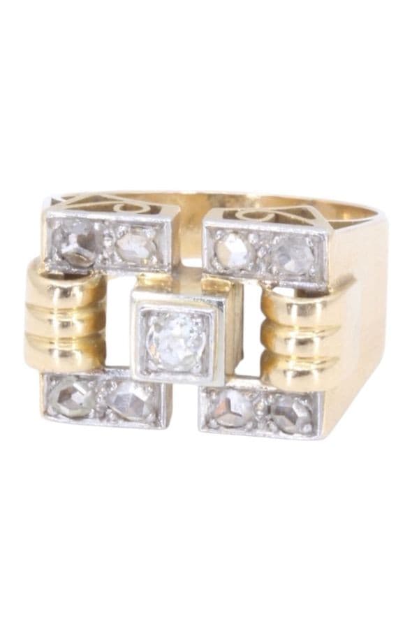 BAGUE TANK DIAMANTS — vue 6
