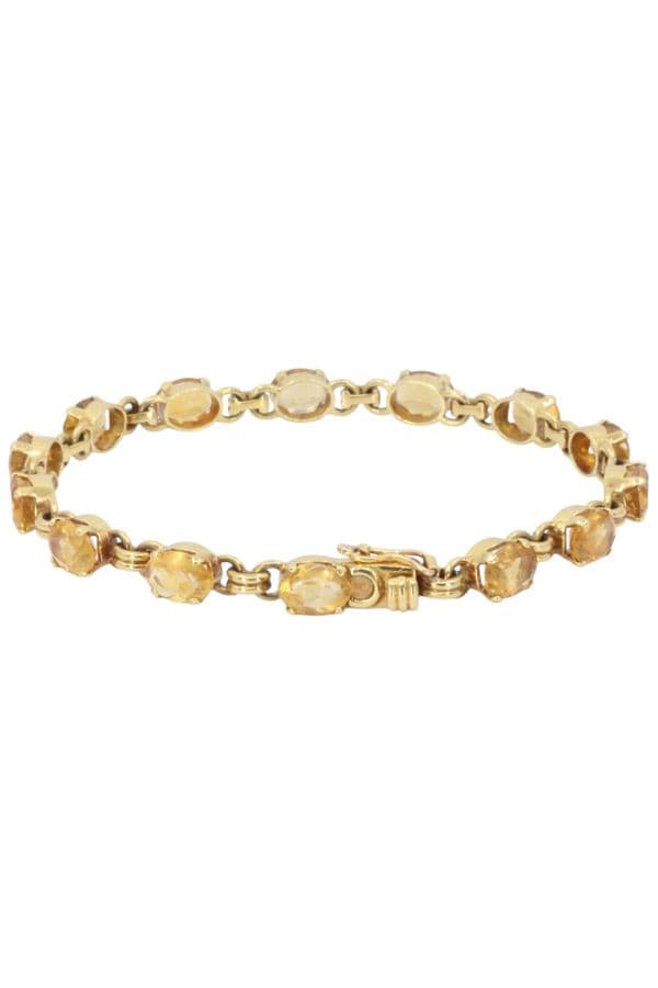 BRACELET CITRINES MODERNE — vue 1