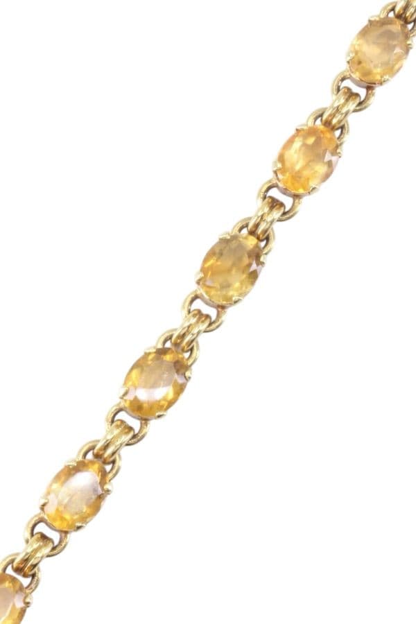 BRACELET CITRINES MODERNE — vue 3