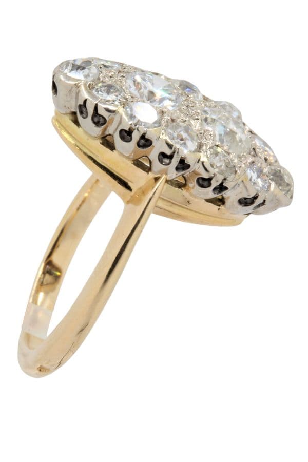 MARQUISE ANCIENNE DIAMANTS — vue 4