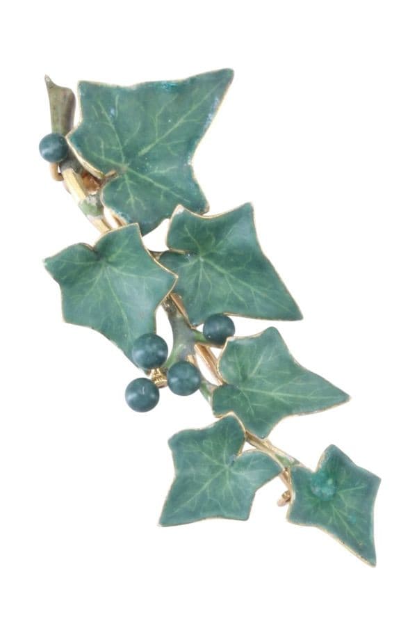 BROCHE LIERRE ANCIENNE — vue 1