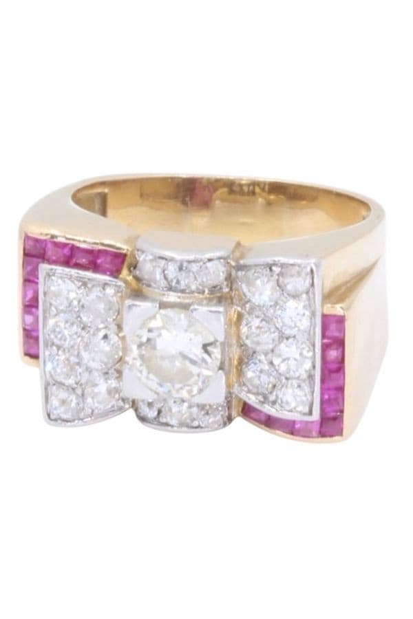 BAGUE TANK DIAMANTS — vue 6