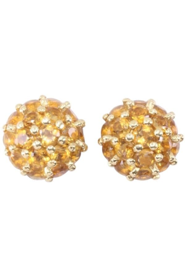 BOUCLES D'OREILLES CITRINES
