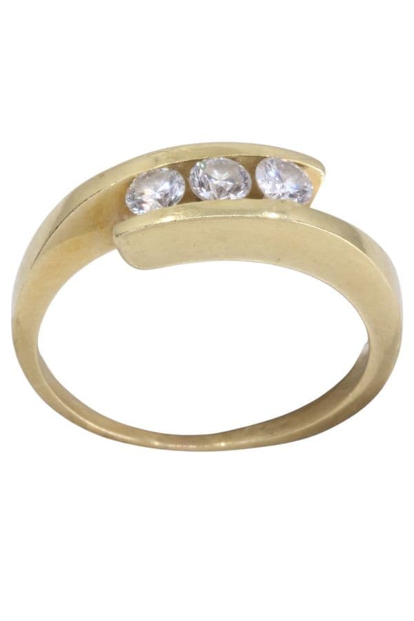 BAGUE TRILOGIE DIAMANTS — vue 1